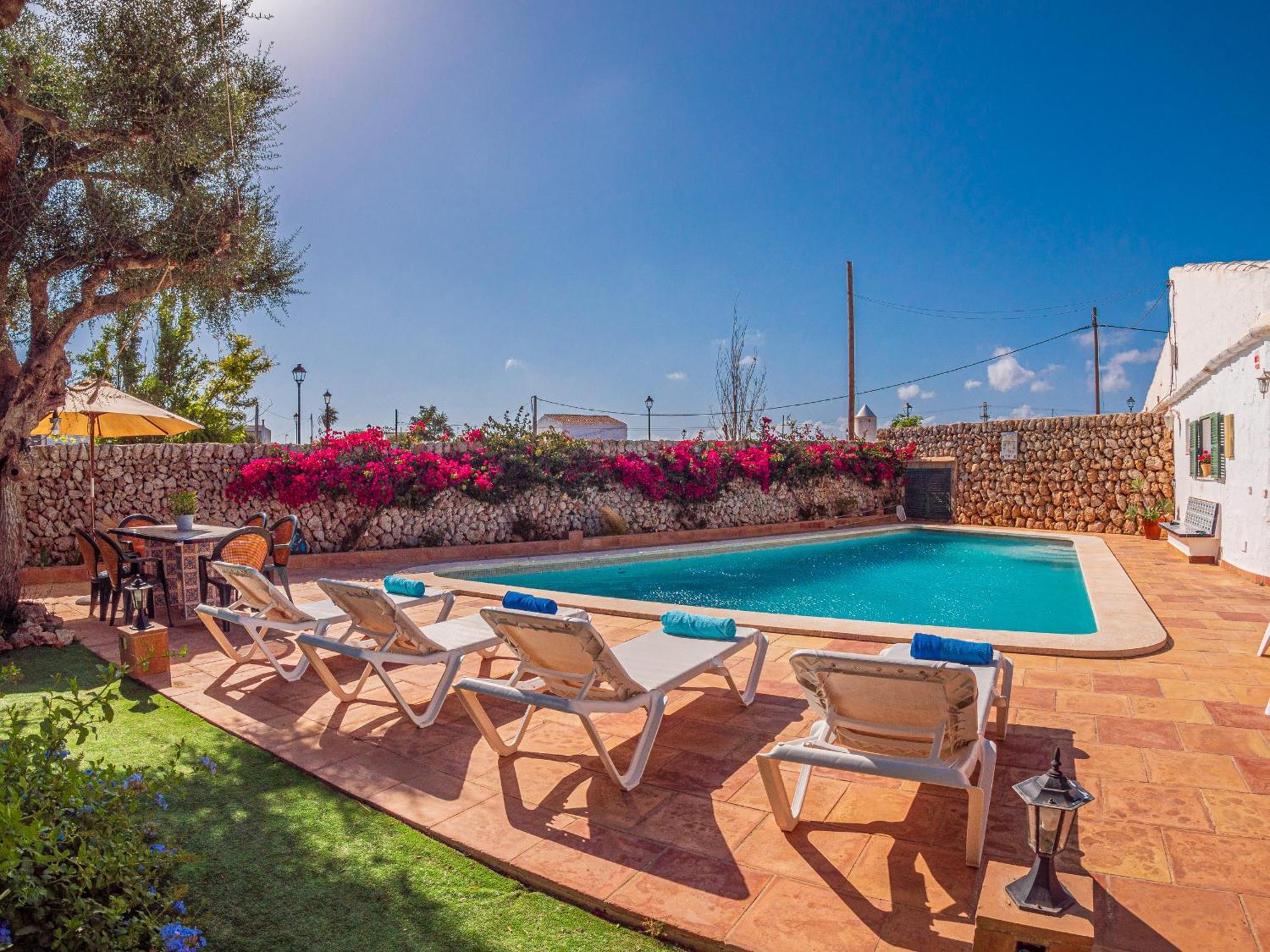 Casa Rural Menorquina Con Piscina Y Barbacoa Sant Climent Exteriér fotografie